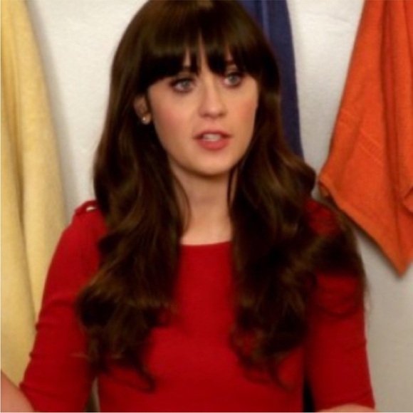 Rare Red Zara Dress ASO Zooey Deschanel XS - Picture 2 of 9